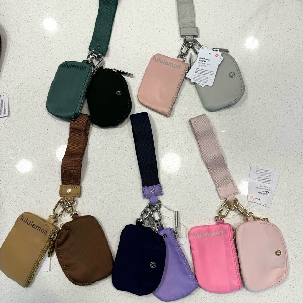 Dual pouch lululemon wristlet. Ask for availability before purchase thank you